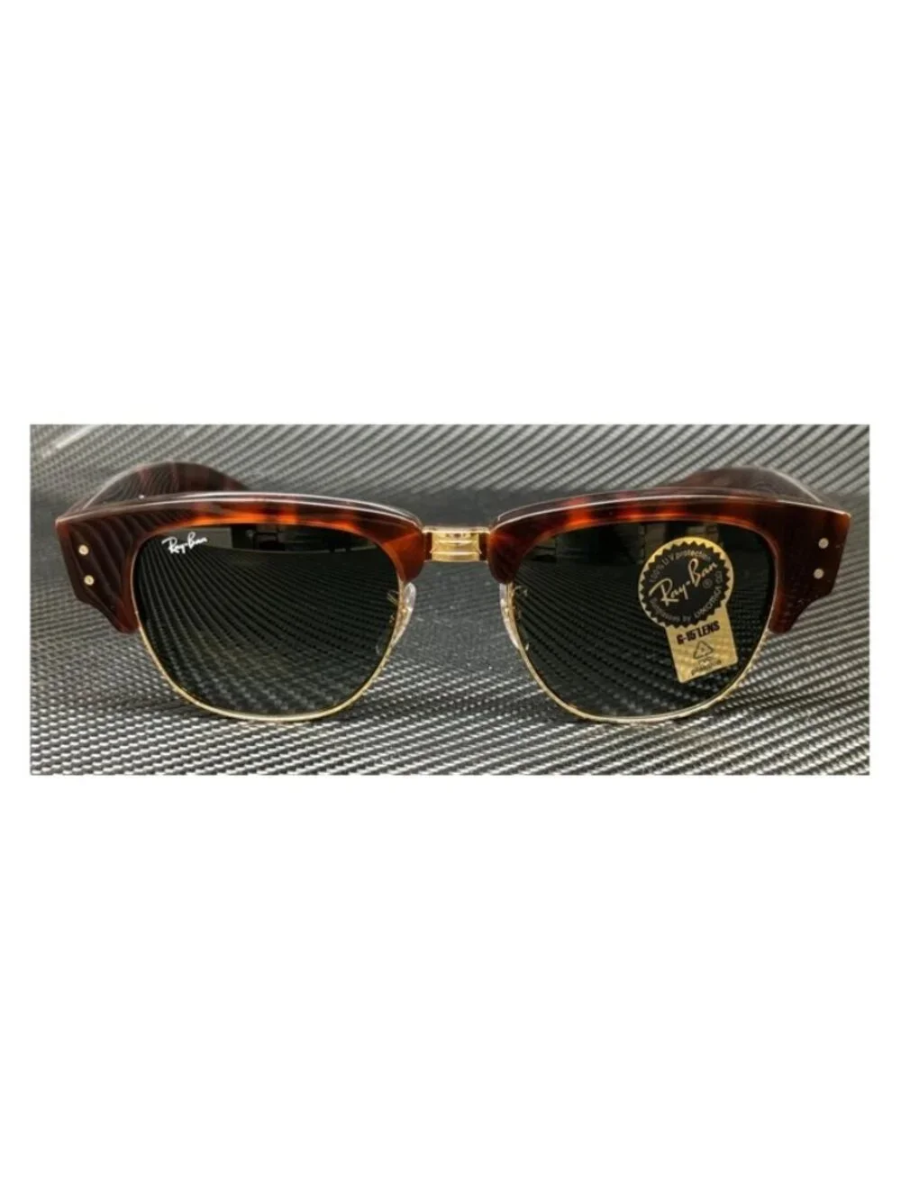 New Ray-Ban Men Tortoise On Arista Sunglasses 50-21-145